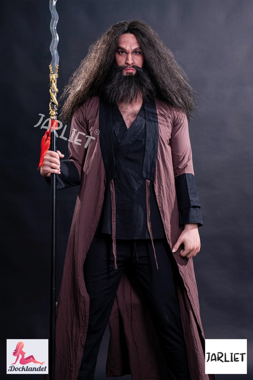 Mužská sexuální panenka Zhang Fei z Jarliet - 193 cm Realistická panenka se svalovým tělem