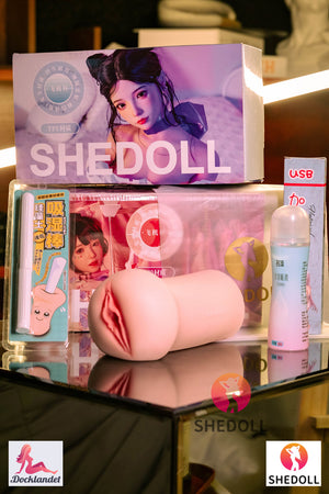 Realistický masturbator (SHEDOLL #SH160 Silicone & TPE)