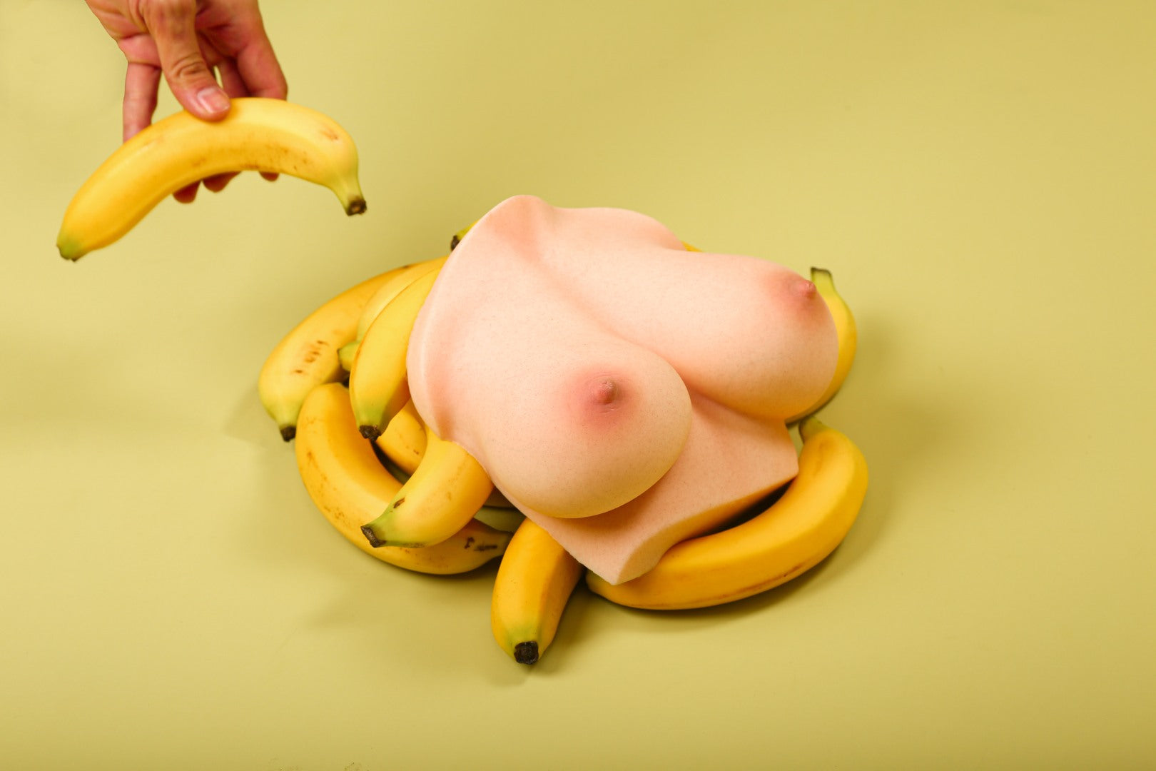 Prsa (m) sexuální panenka trupu (Climax Doll Silikon pro D-kupa)