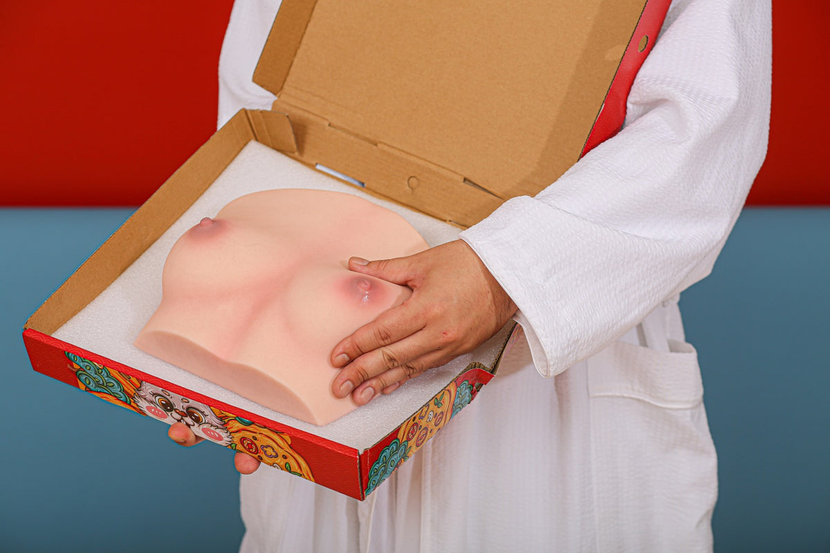 Sexuální panenka na prsa (S) Torzo (Climax Doll Pro A cup silikon)