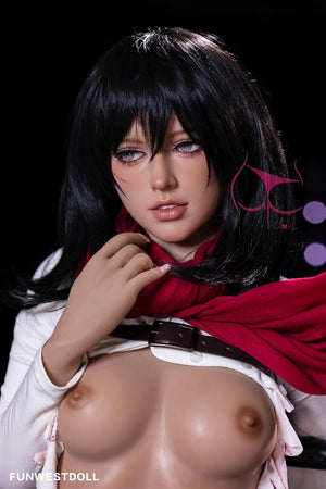 Mikasa Chloe Sex doll (FunWest Doll 159cm A-cup #035 TPE)