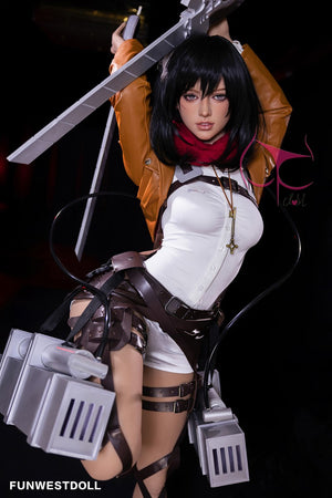 Mikasa Chloe Sex doll (FunWest Doll 159cm A-cup #035 TPE)