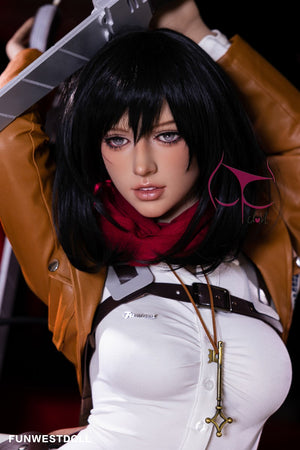 Mikasa Chloe Sex doll (FunWest Doll 159cm A-cup #035 TPE)