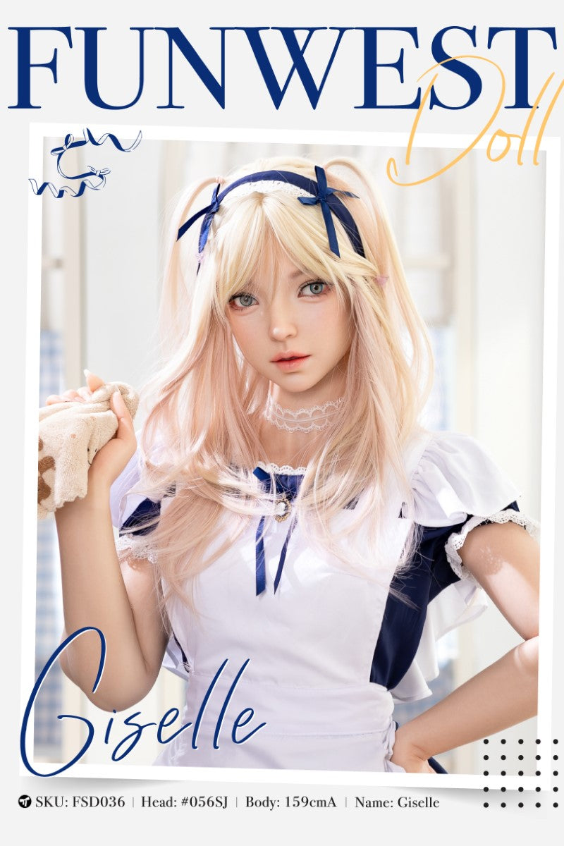 Sexuální panenka Giselle (FunWest Doll 159cm A-Cup #056SJ silikon)