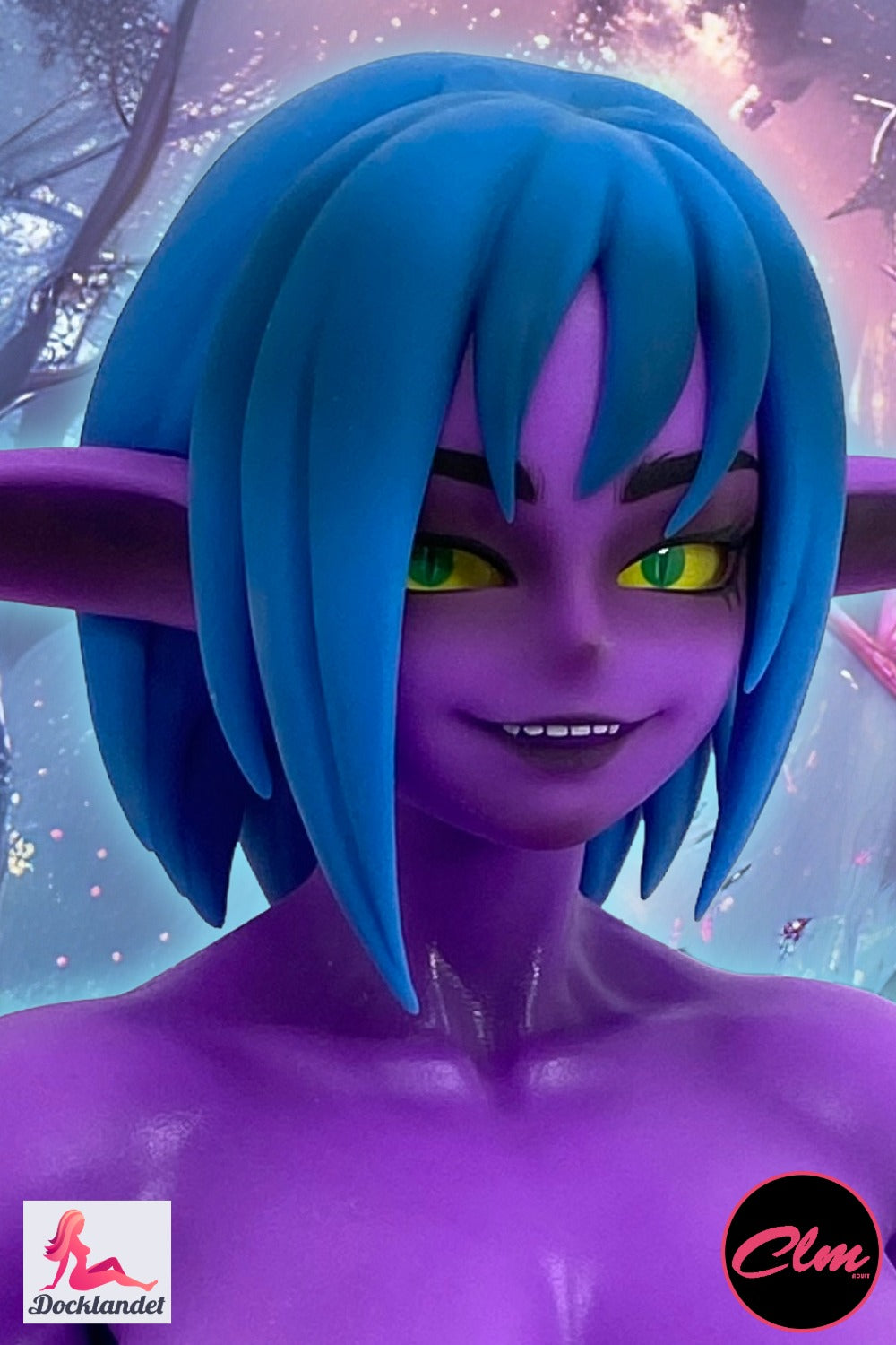 Zarga Night Elf Sexdocka (Climax Doll Mini 70cm V-kupa Silikon)