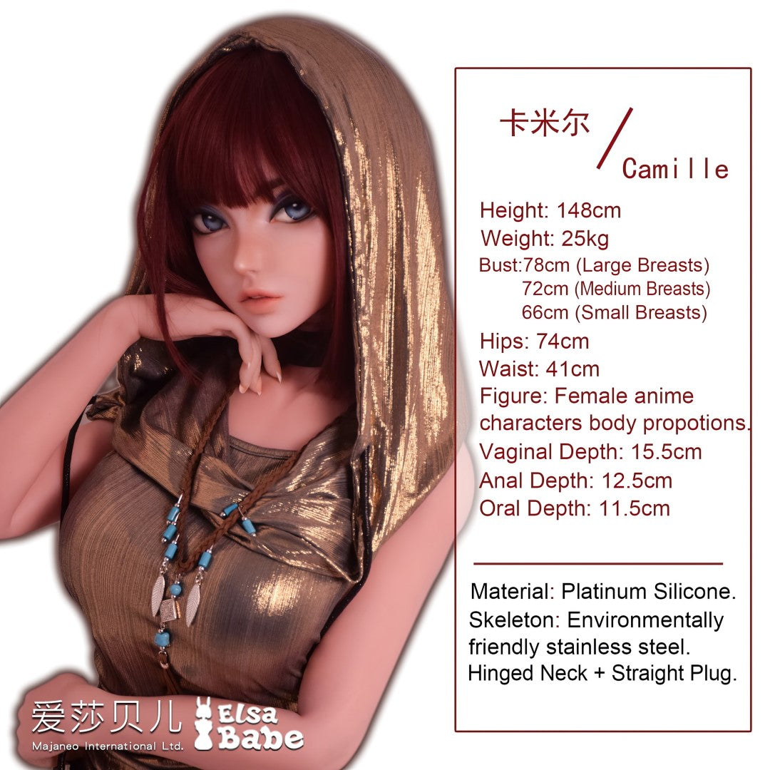 Do panenky Camille Baker (Elsa Babe 148cm DHR011 Silikon)