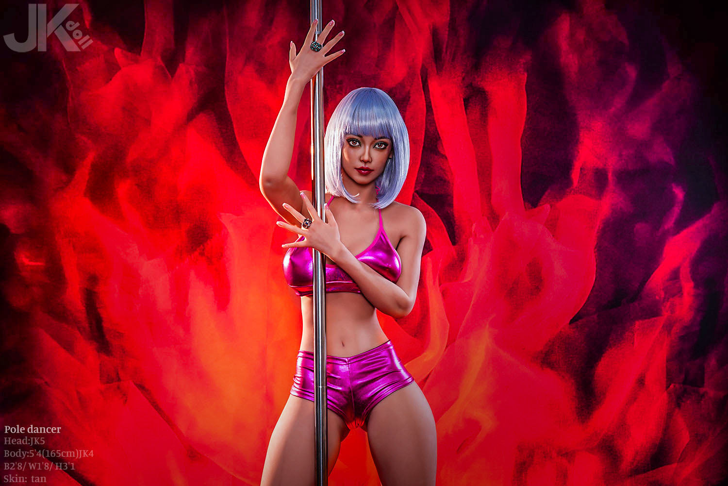 Pole Dancer Sex Doll (JK-Doll 165 cm D-Cup JK5 TPE)