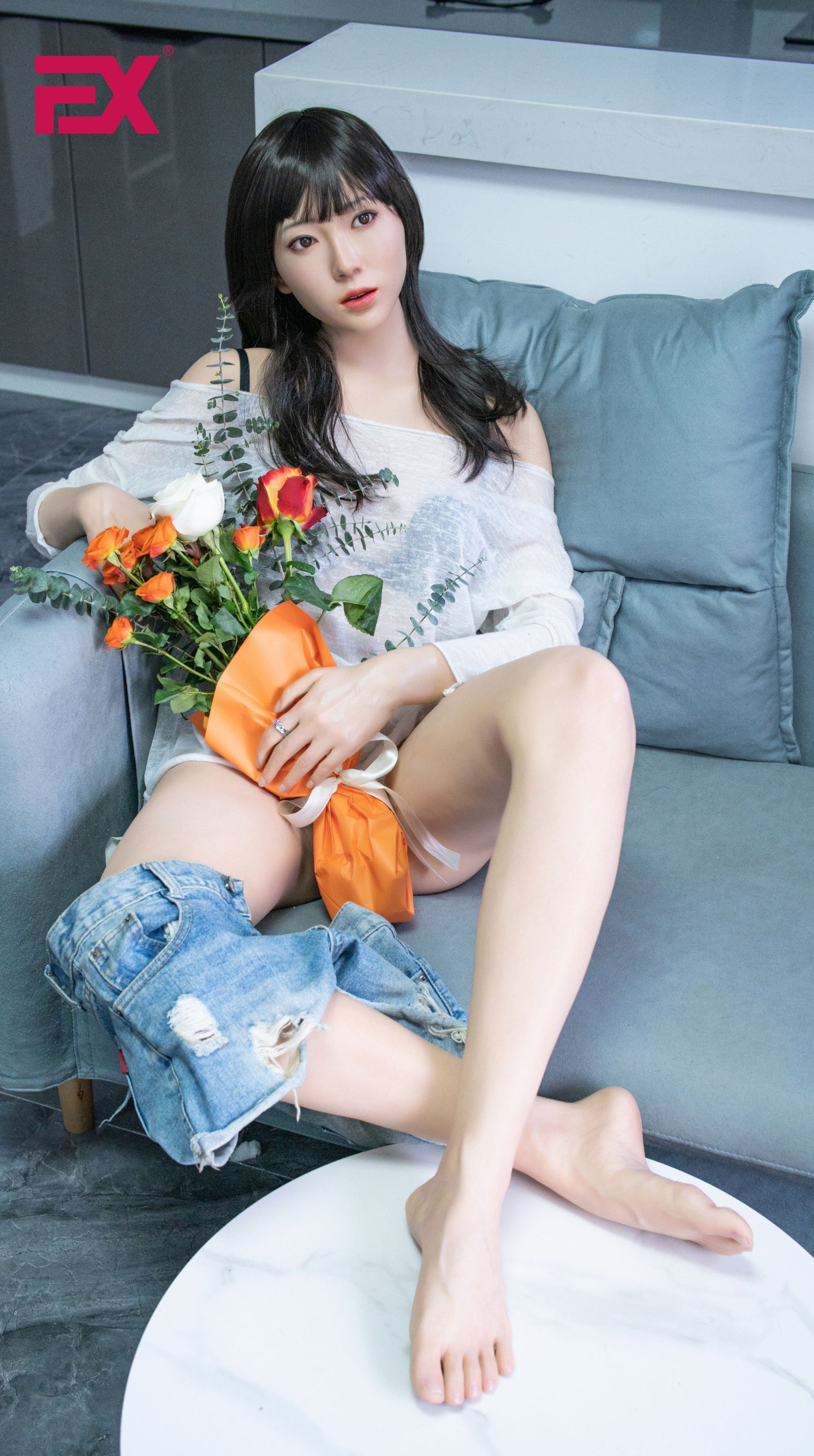 Sexuální panenka Monique V1 (EXDoll 164cm B-Cup #Exclone Silicone)