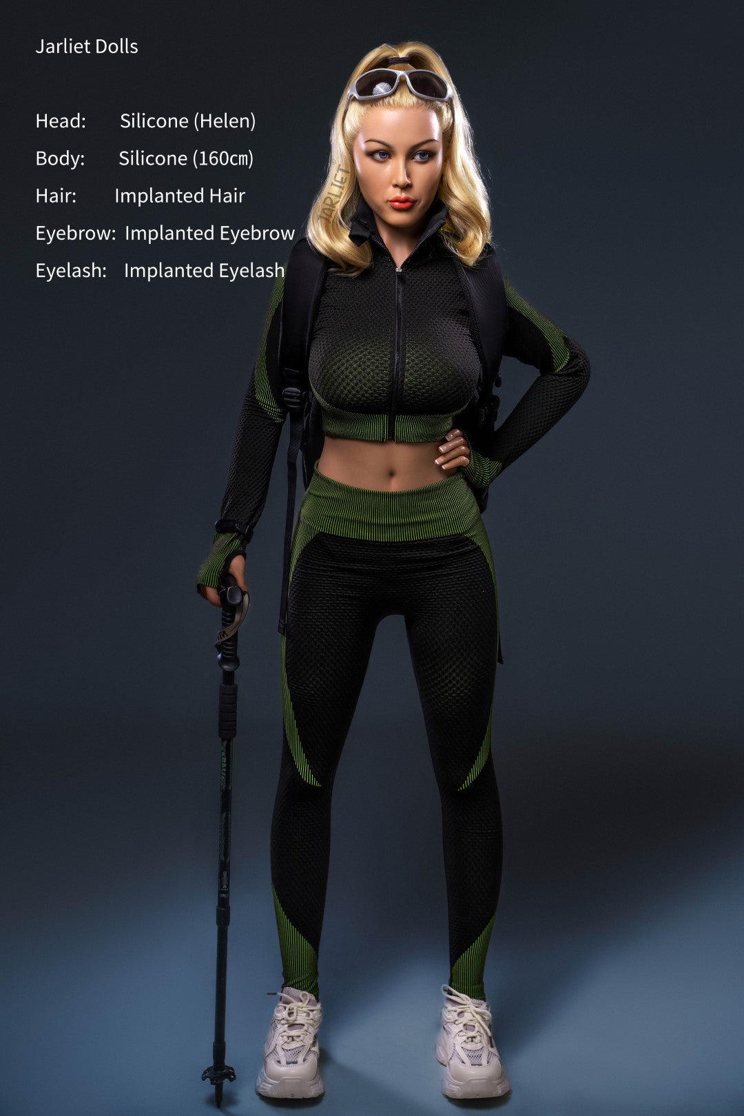 Sexuální panenka Helena (Jarliet 160 cm C-Cup silikon)