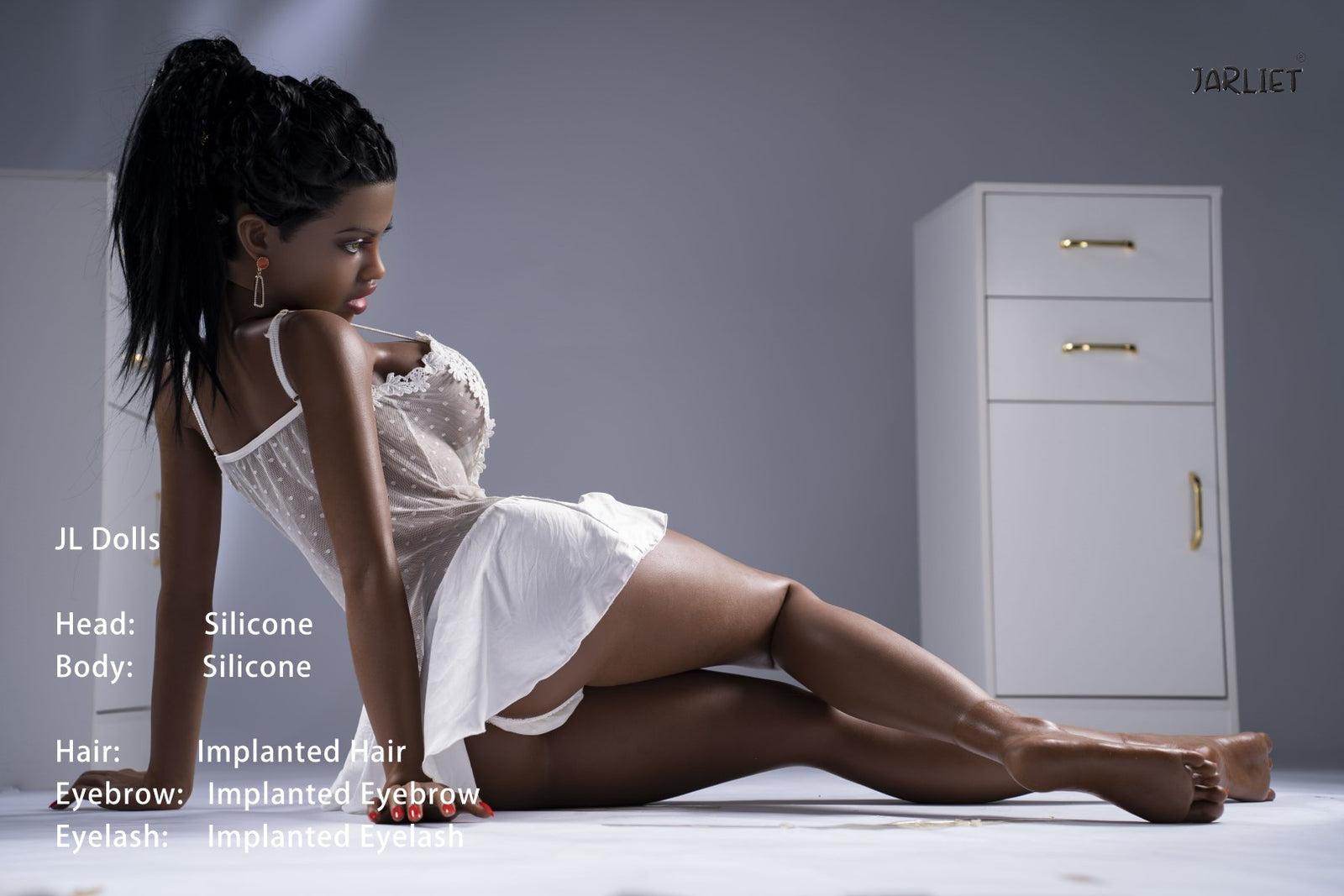 Nejlepší sexuální panenka (Jarliet 148cm silikonový E-Cup)