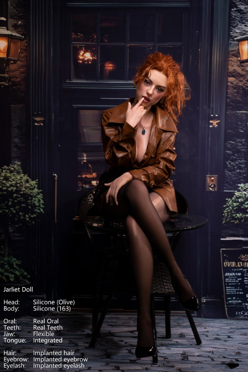 Olivová sexuální panenka (Jarliet 163 cm D-Cup silikon)