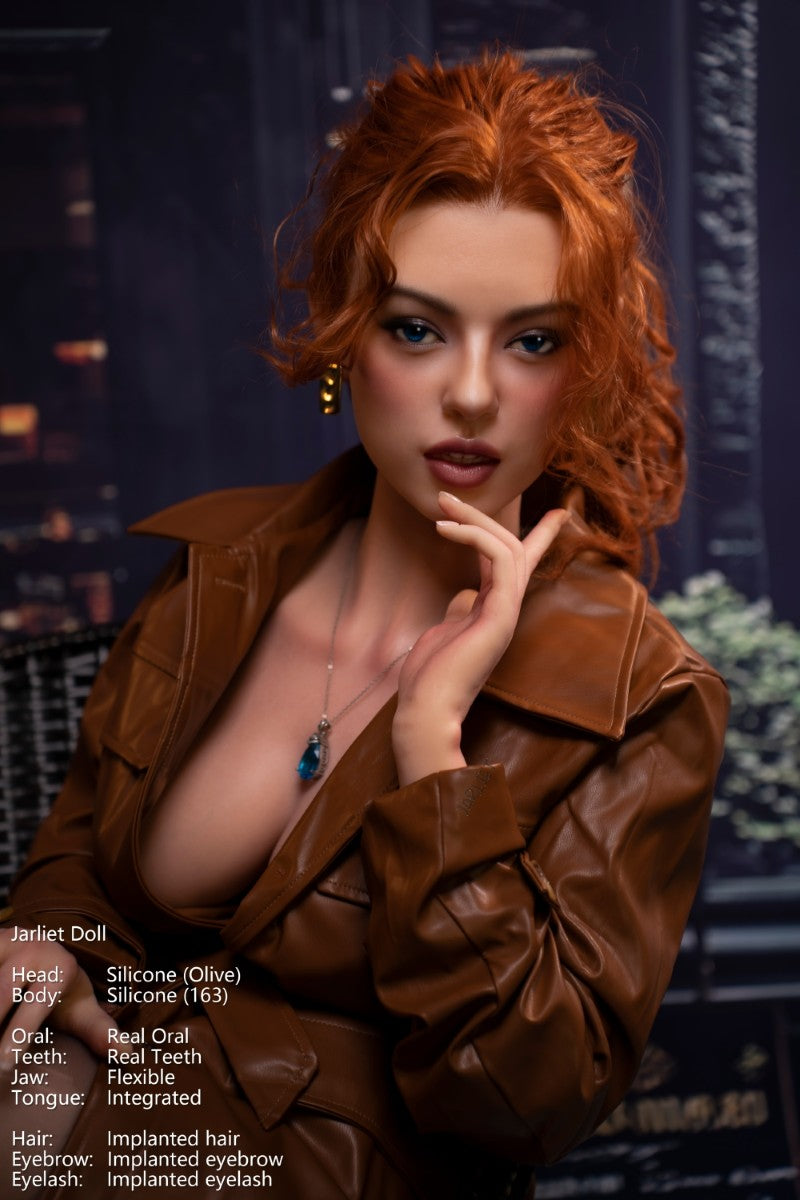 Olivová sexuální panenka (Jarliet 163 cm D-Cup silikon)