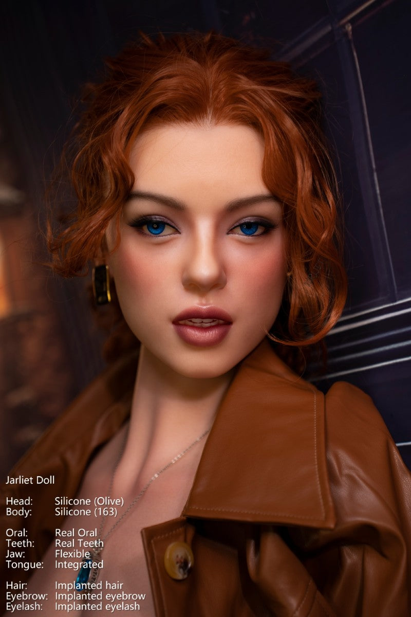 Olivová sexuální panenka (Jarliet 163 cm D-Cup silikon)
