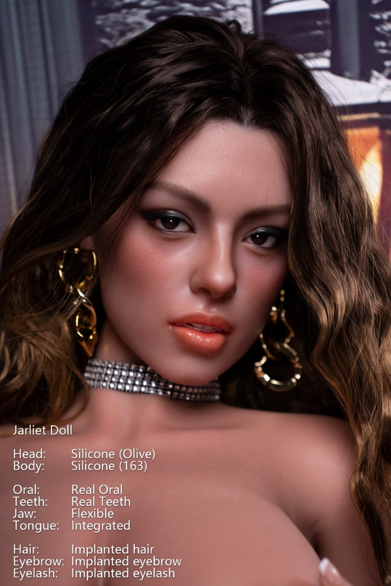 Olivová sexuální panenka (Jarliet 163 cm D-Cup silikon)