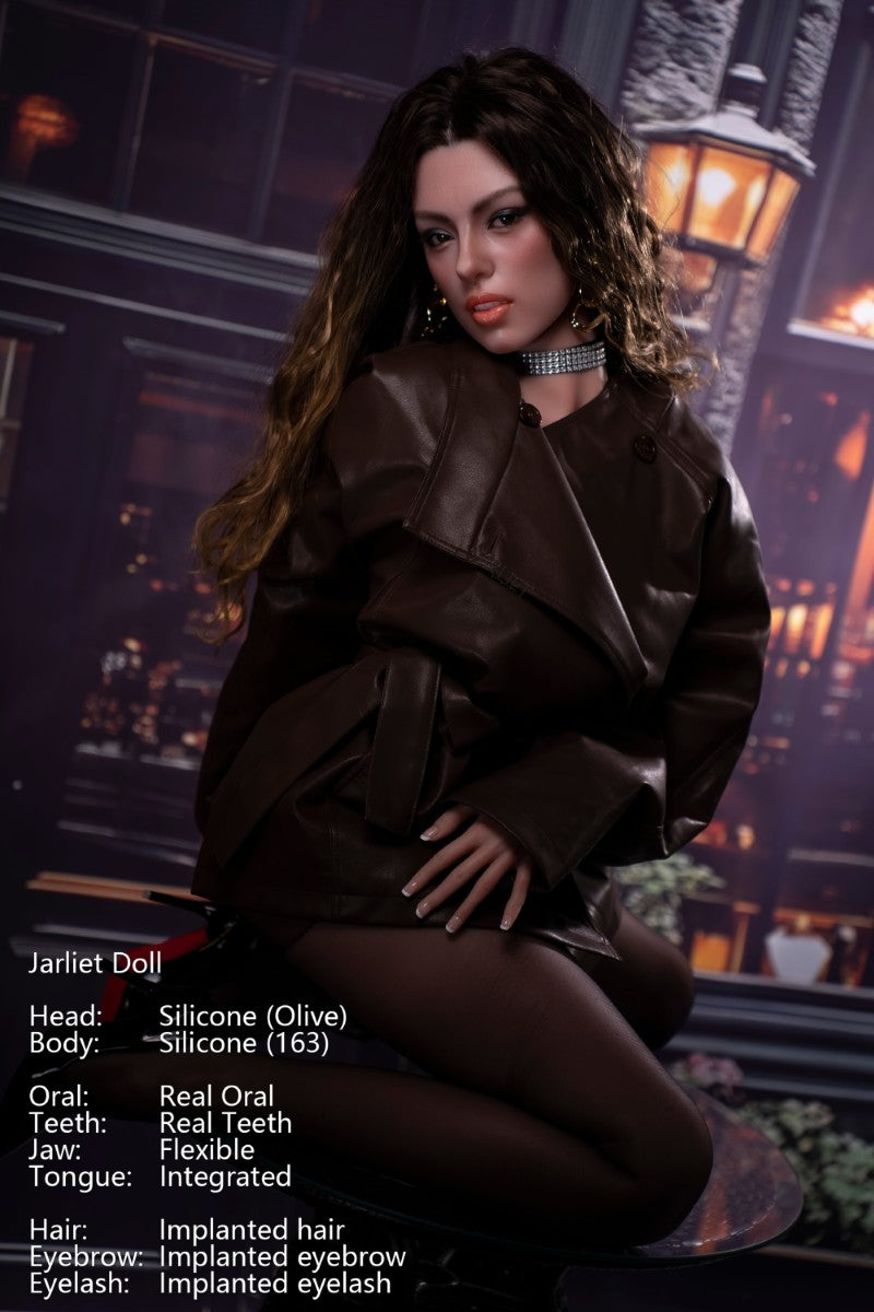 Olivová sexuální panenka (Jarliet 163 cm D-Cup silikon)