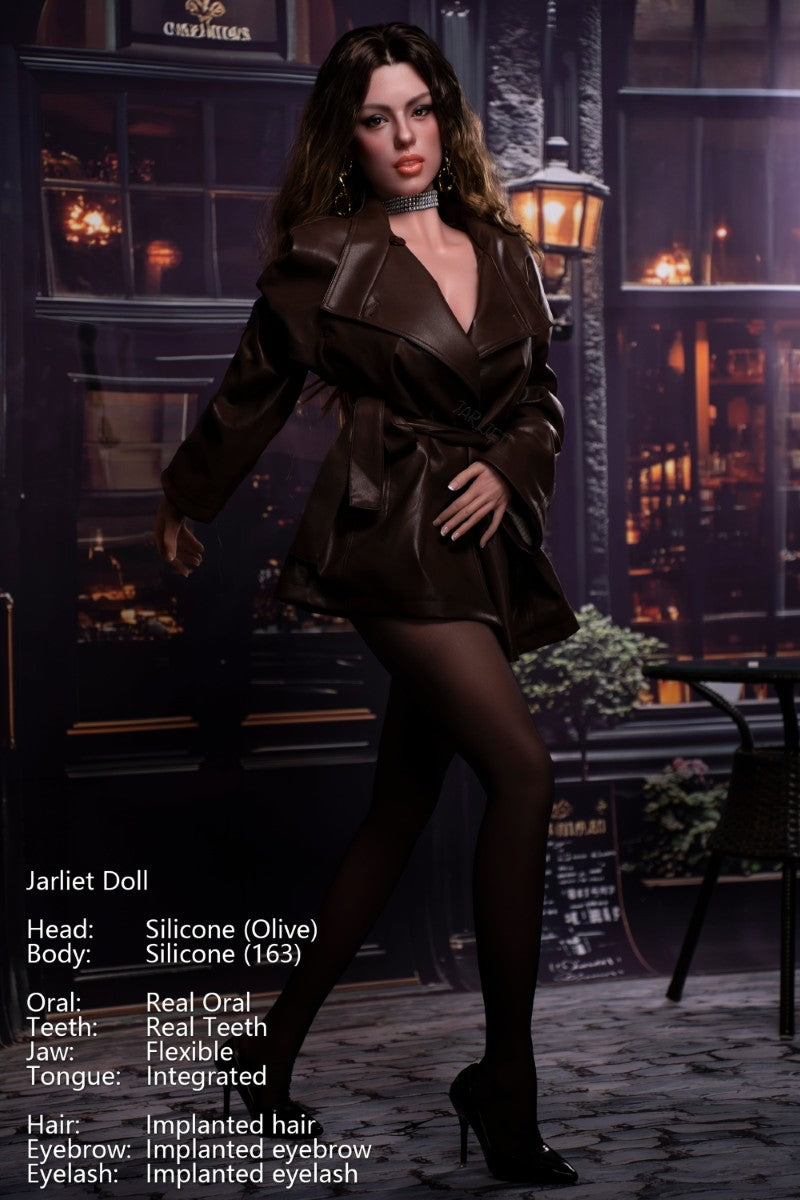 Olivová sexuální panenka (Jarliet 163 cm D-Cup silikon)