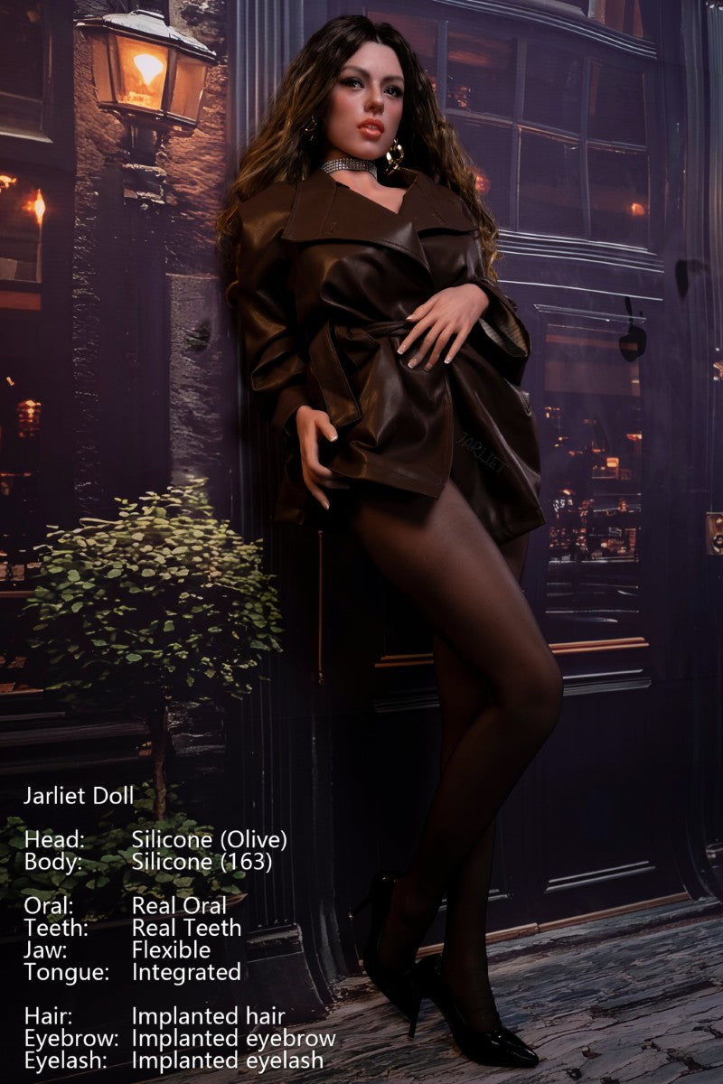 Olivová sexuální panenka (Jarliet 163 cm D-Cup silikon)