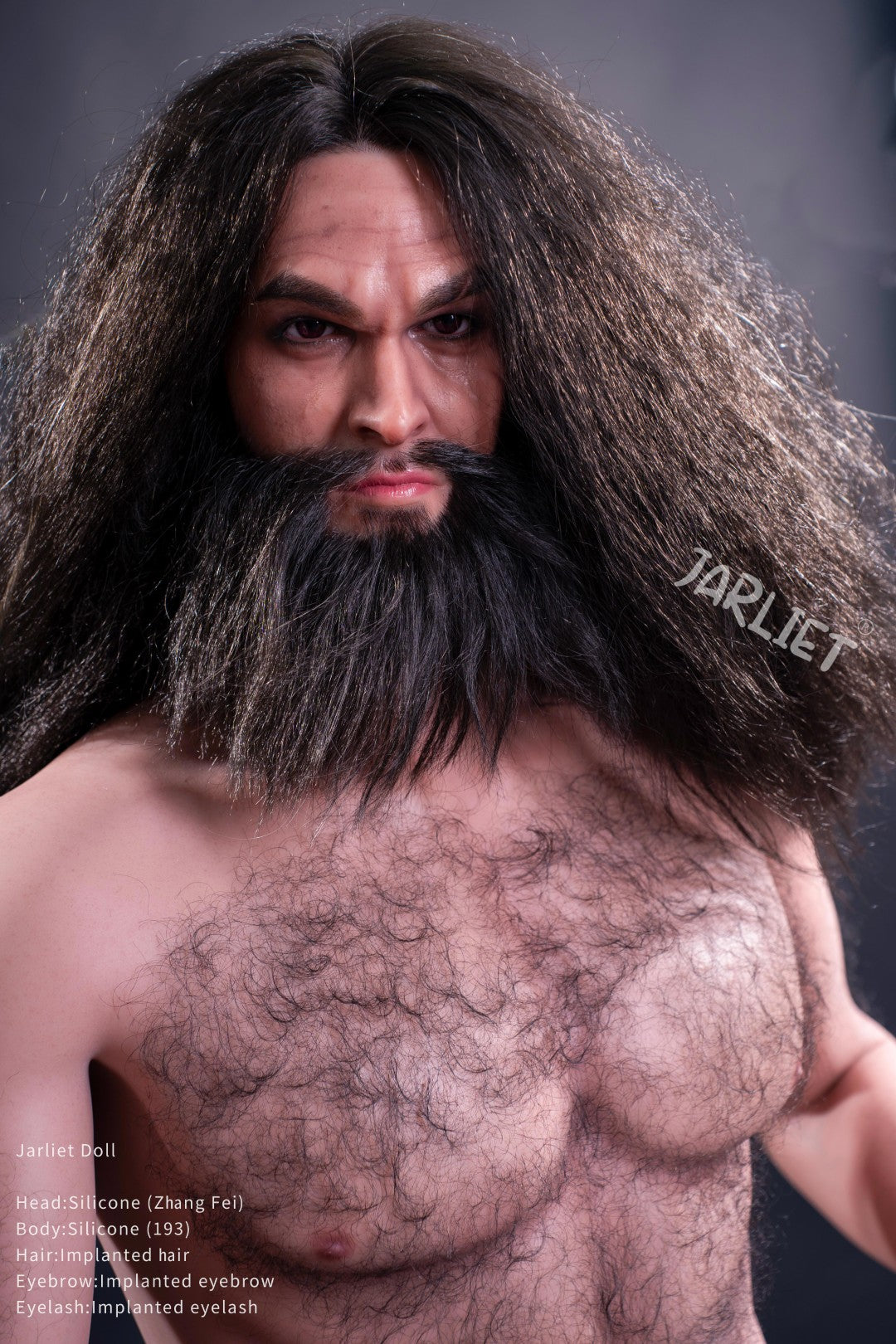 Mužská sexuální panenka Zhang Fei od Jarliet – 193 cm realistická panenka se svalnatým tělem