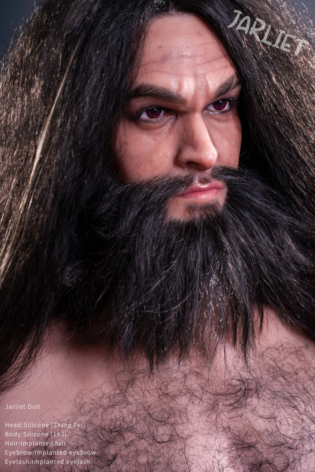 Mužská sexuální panenka Zhang Fei od Jarliet – 193 cm realistická panenka se svalnatým tělem