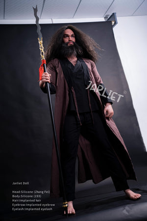 Mužská sexuální panenka Zhang Fei z Jarliet - 193 cm Realistická panenka se svalovým tělem