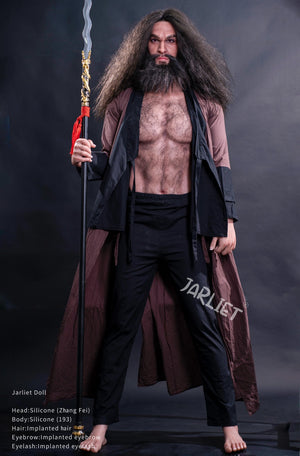 Mužská sexuální panenka Zhang Fei z Jarliet - 193 cm Realistická panenka se svalovým tělem