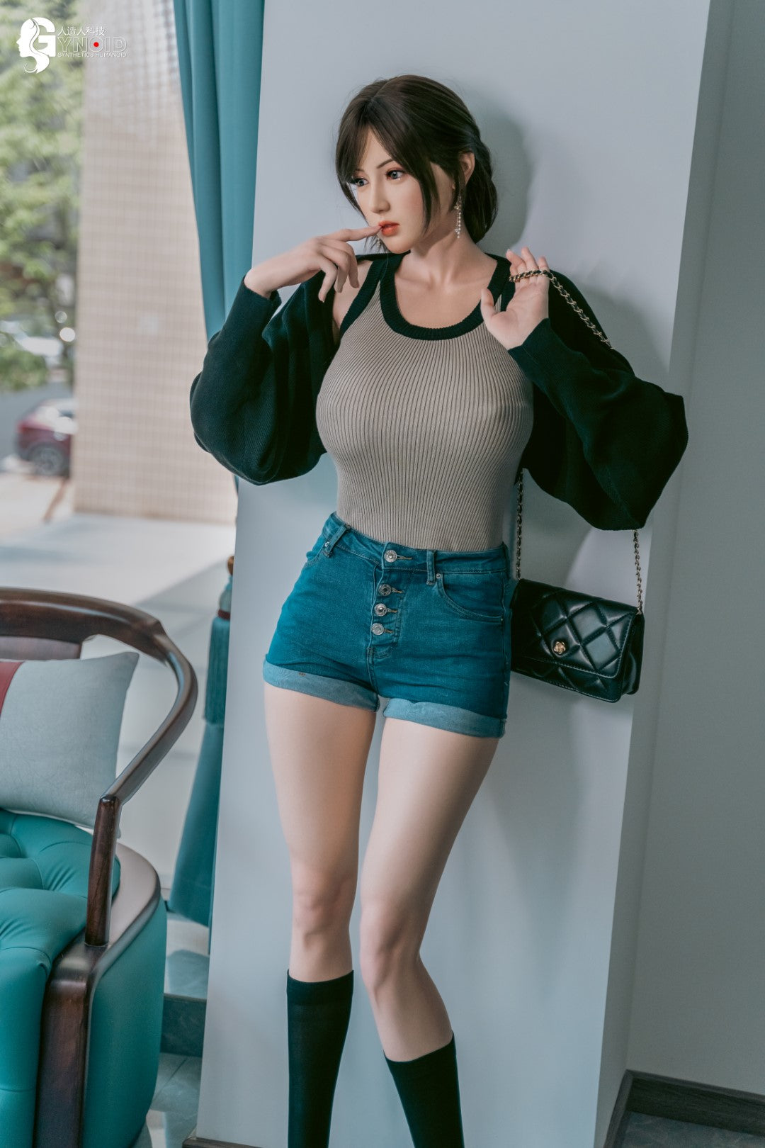 Sex Doll Leyla Model 19r Deluxe (Gynoid Doll 168 cm silikon F-Cup)