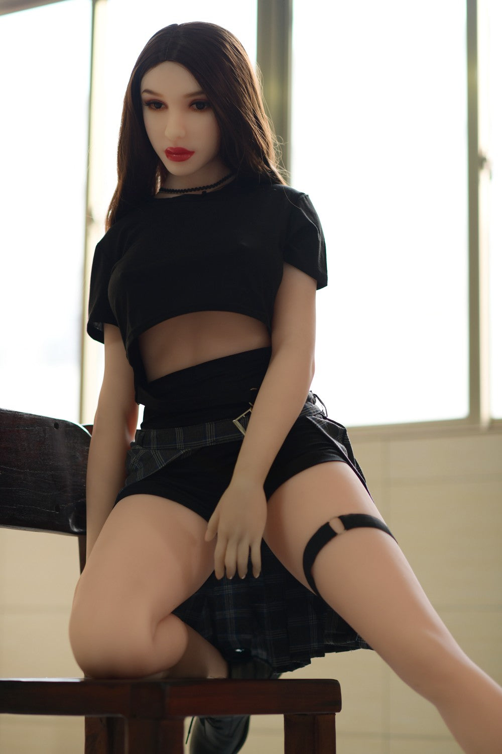 Sexuální panenka Stephanie (HRDoll 165cm D-Cup #39 TPE)