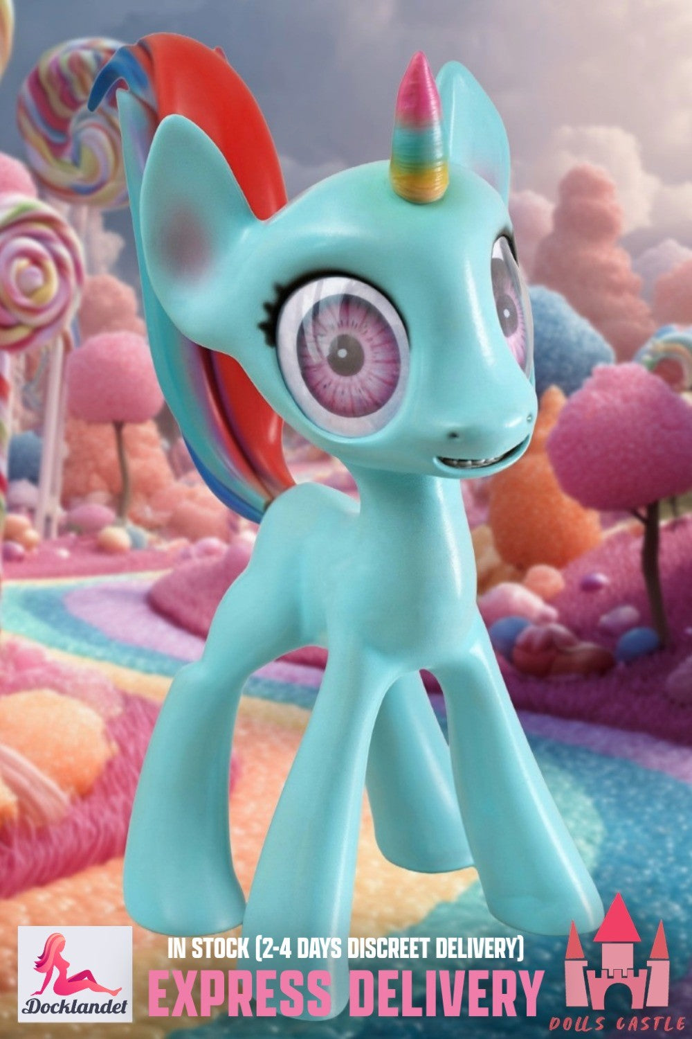 Ponies Sex doll (Dolls Castle 46 cm silicone) EXPRESS