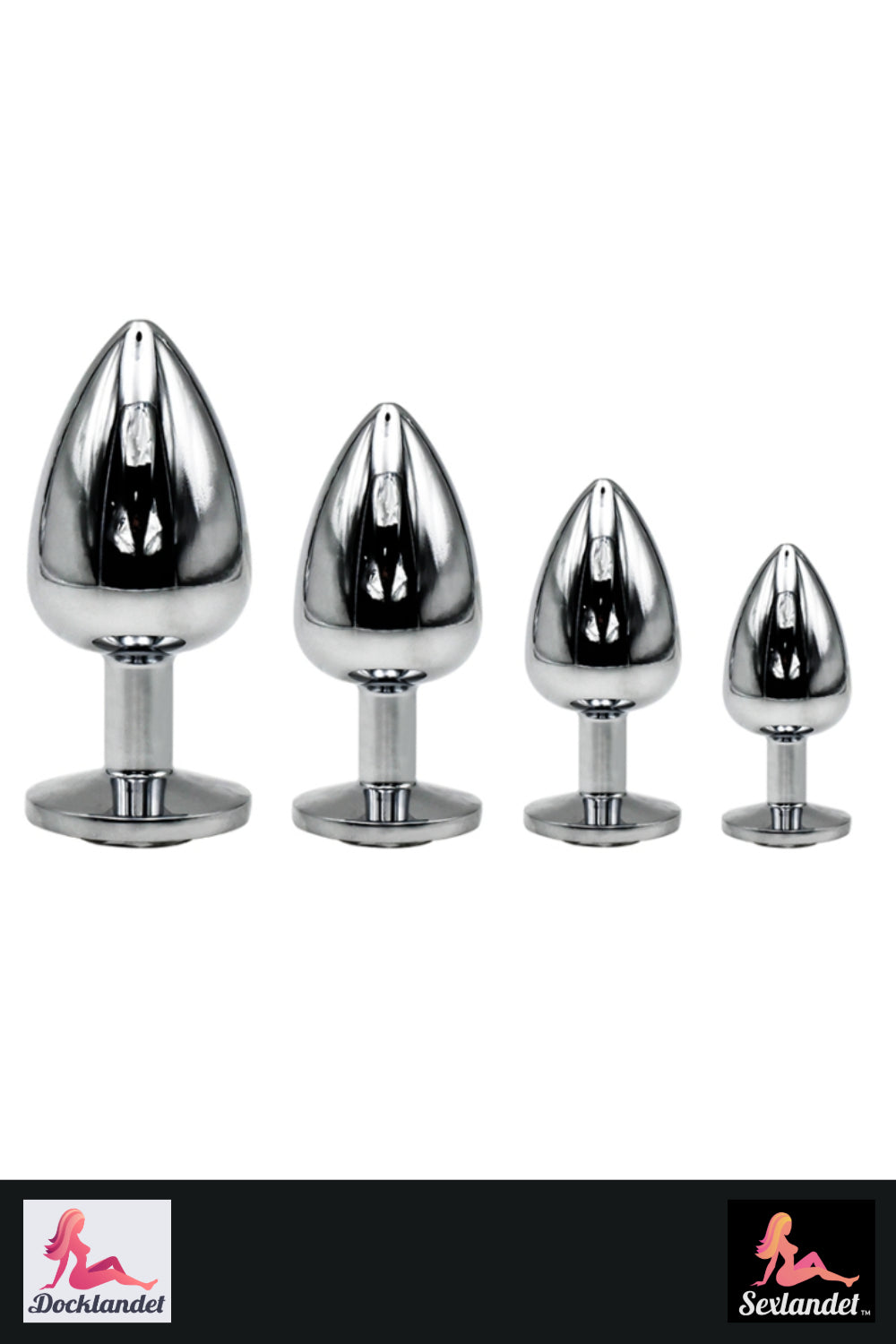 Tutt Plug in Aluminium - Set se 4 velikosti