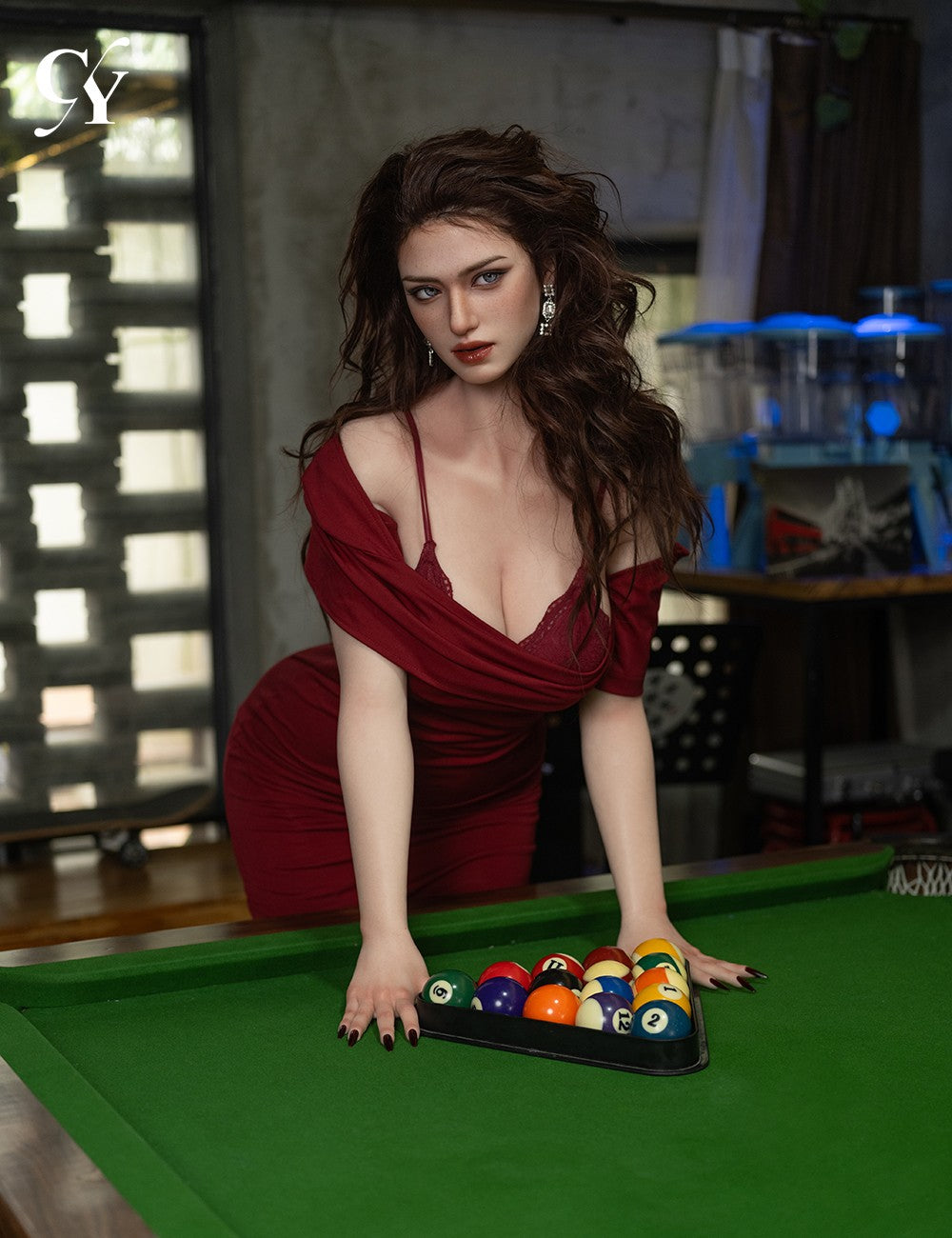 Elva sexuální panenka (TOP CYDOLL 176cm E-pohár TPE+silikon)