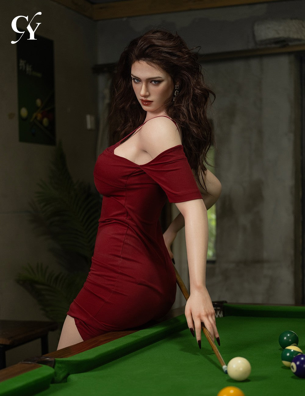 Elva sexuální panenka (TOP CYDOLL 176cm E-pohár TPE+silikon)