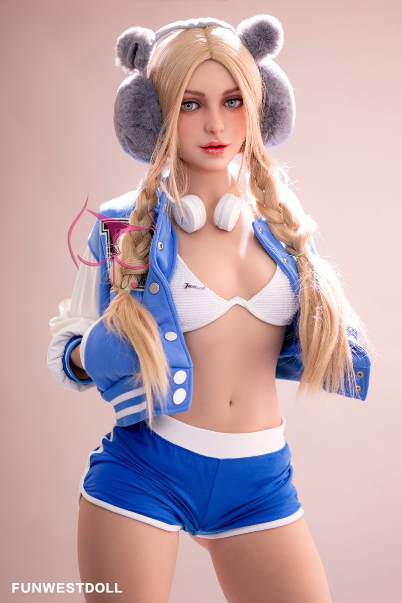 Sexuální panenka Eudora (FunWest Doll 159 cm A-Cup #031 TPE)