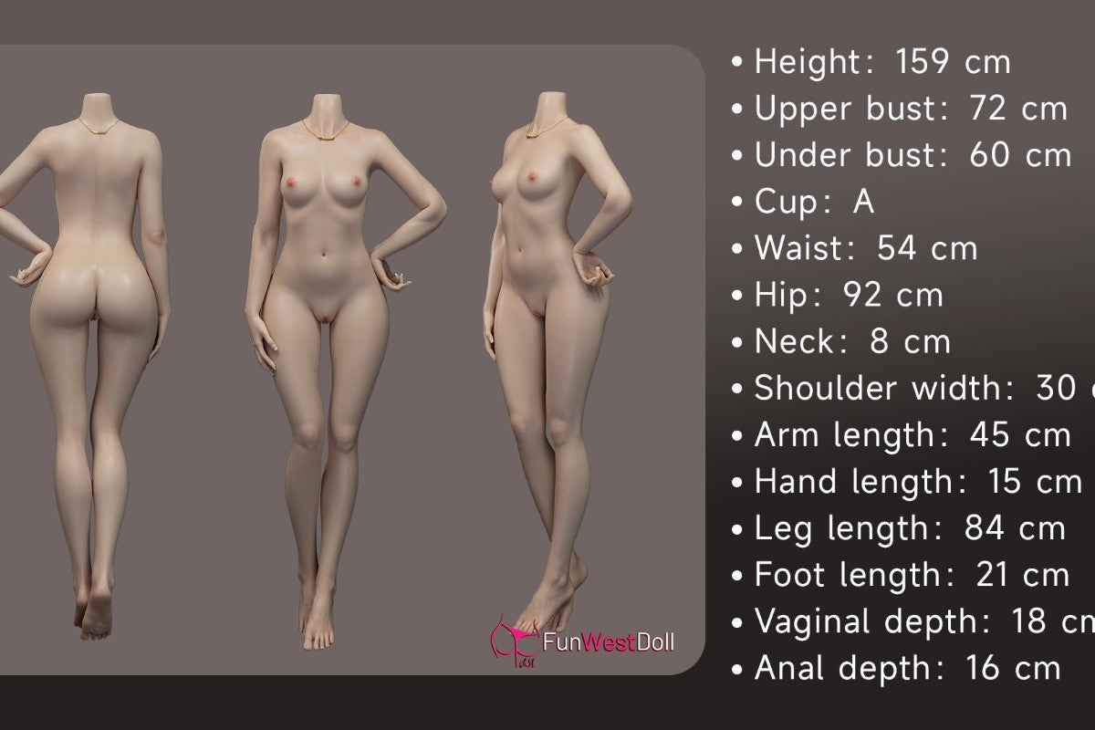 Sex Doll Lyra (FunWest Doll 159cm A-Cup #054S silikon)
