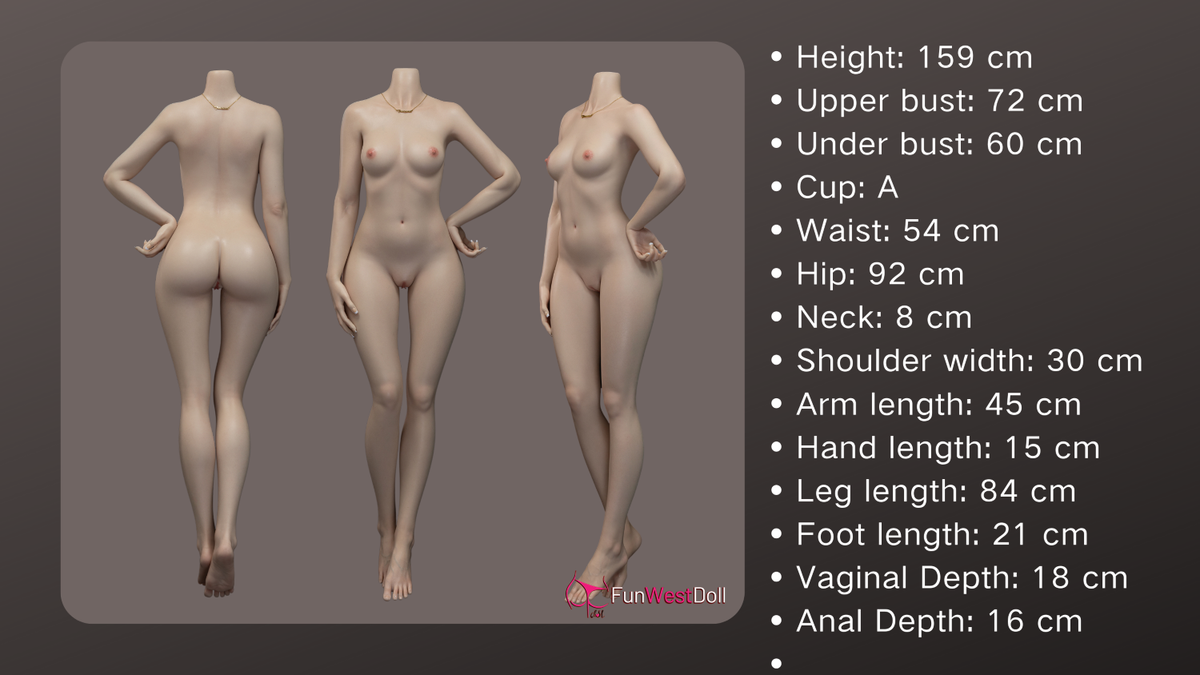 Amy Sex Doll (FunWest Doll 159cm A-Cup #041S silikon)
