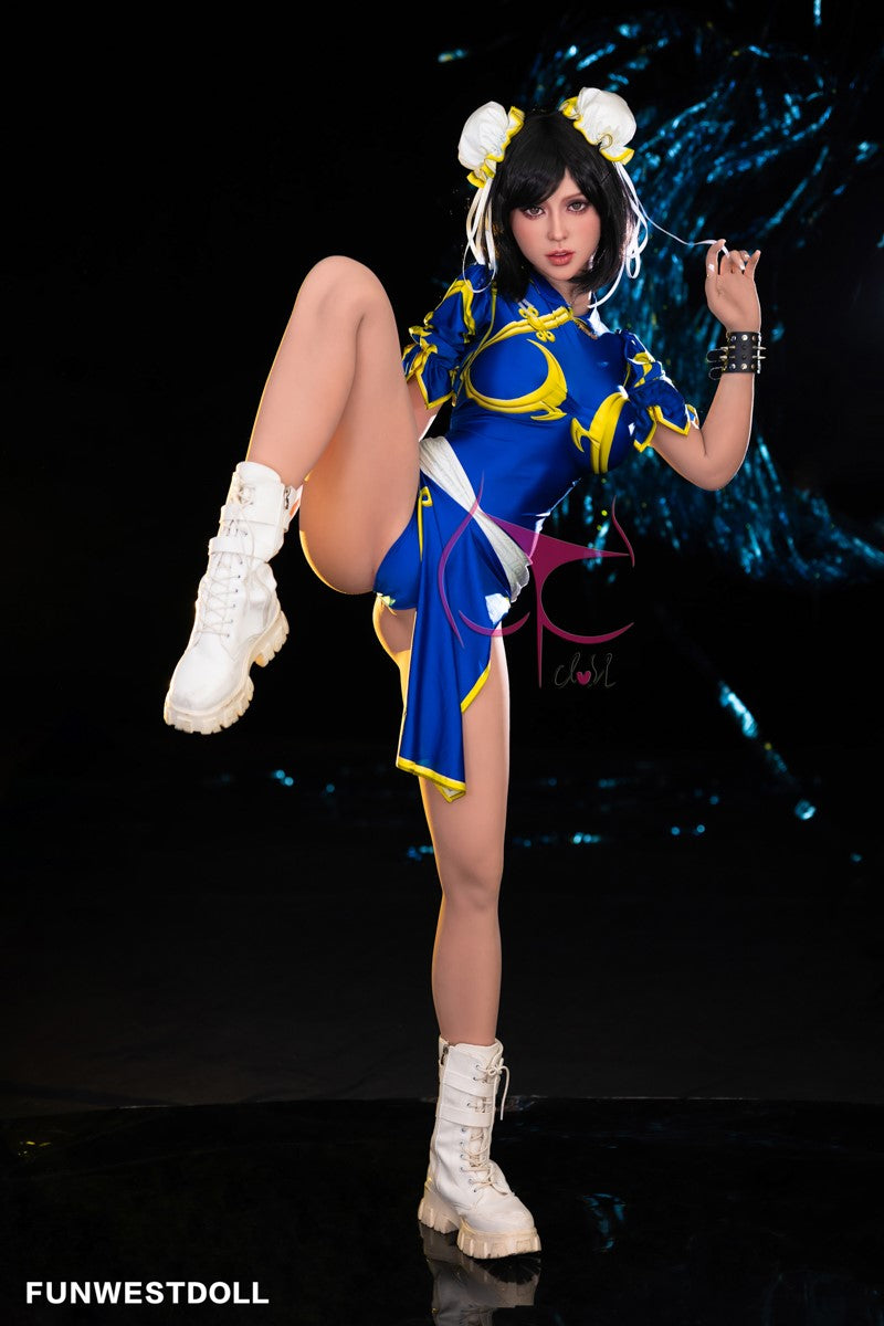 Sexuální panenka Chun Li (FunWest Doll 155cm F-Cup #032 TPE)