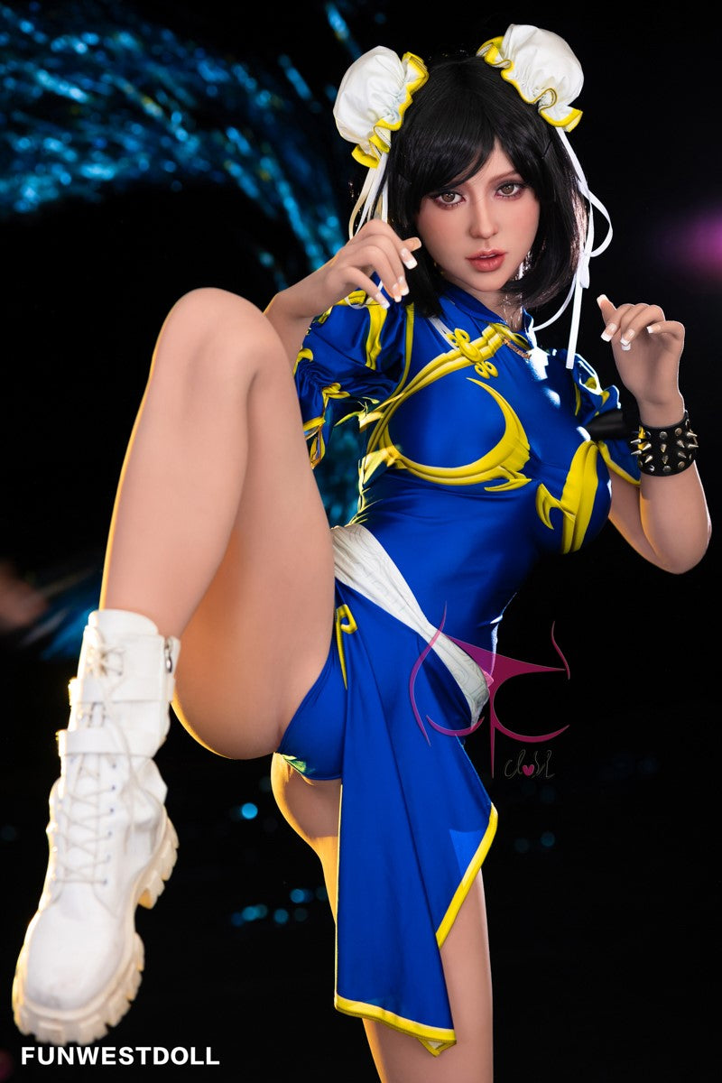 Sexuální panenka Chun Li (FunWest Doll 155cm F-Cup #032 TPE)