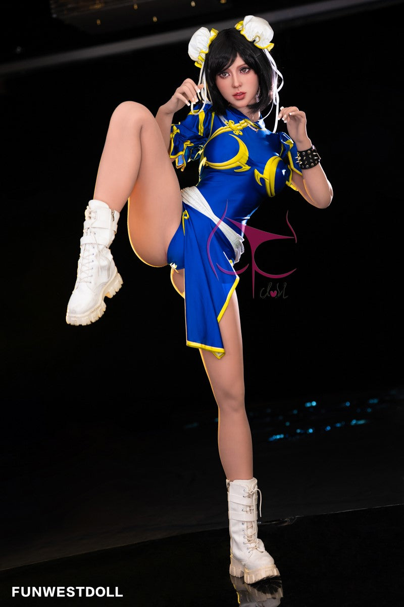 Sexuální panenka Chun Li (FunWest Doll 155cm F-Cup #032 TPE)