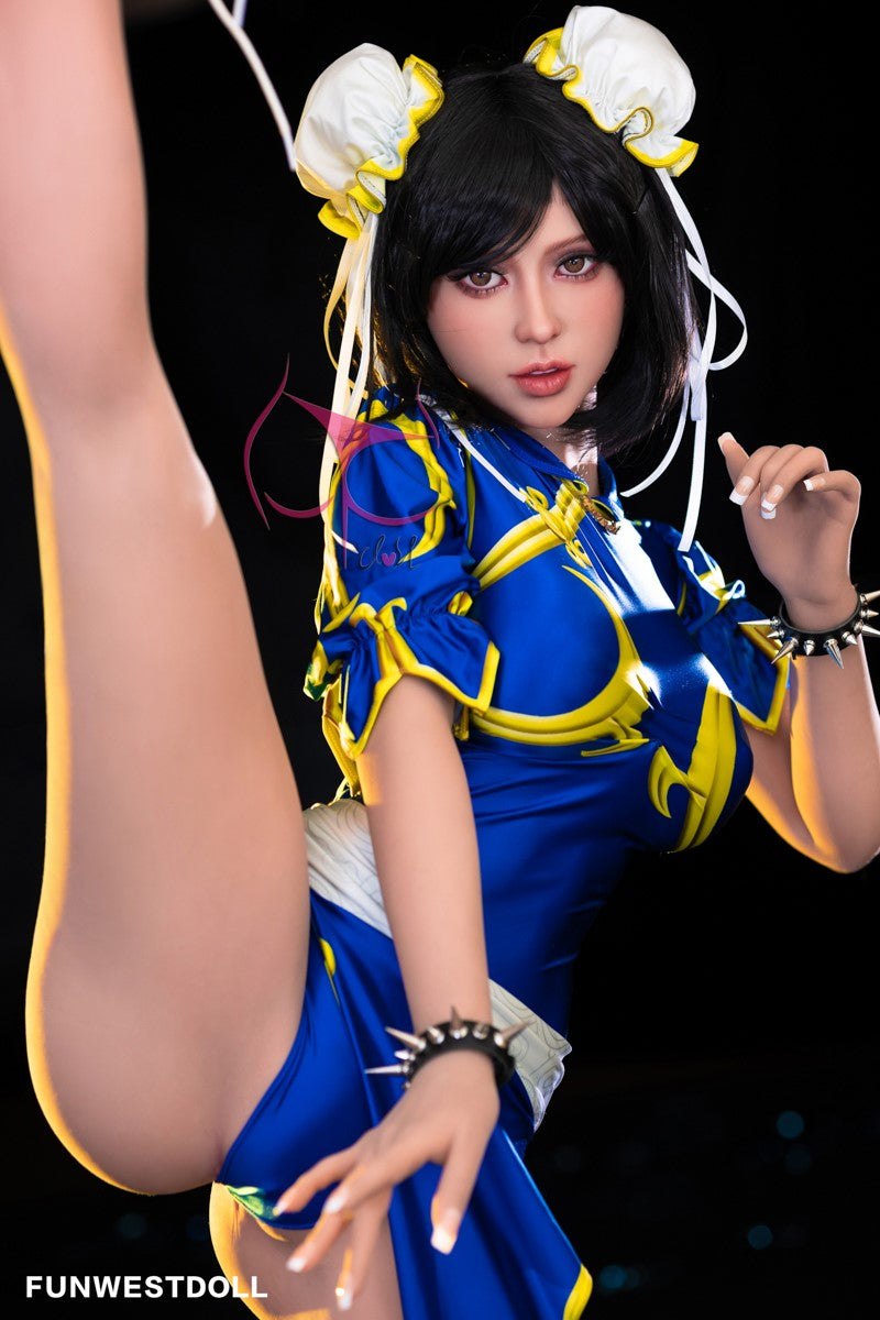 Sexuální panenka Chun Li (FunWest Doll 155cm F-Cup #032 TPE)