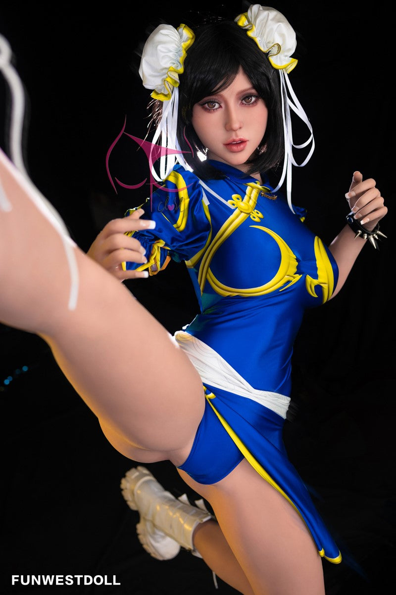 Sexuální panenka Chun Li (FunWest Doll 155cm F-Cup #032 TPE)