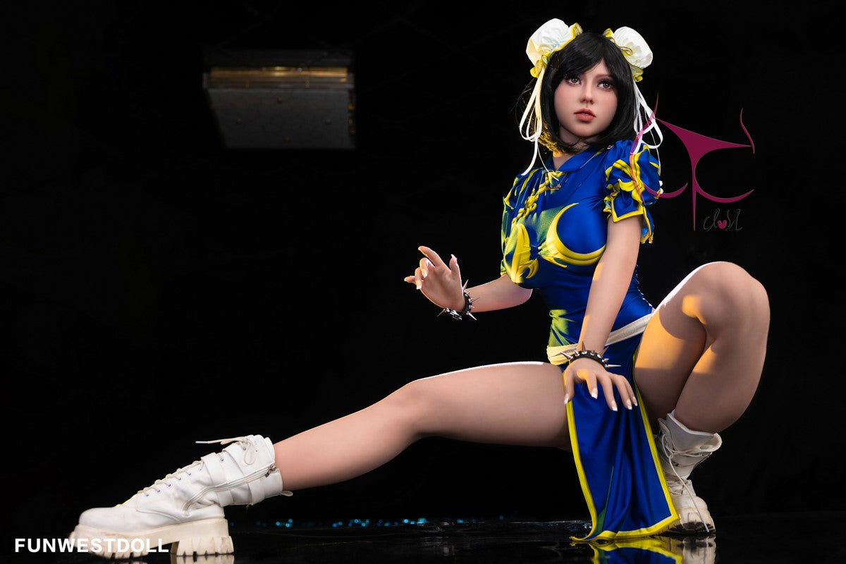 Sexuální panenka Chun Li (FunWest Doll 155cm F-Cup #032 TPE)