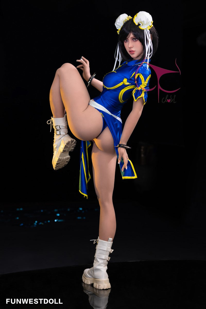 Sexuální panenka Chun Li (FunWest Doll 155cm F-Cup #032 TPE)