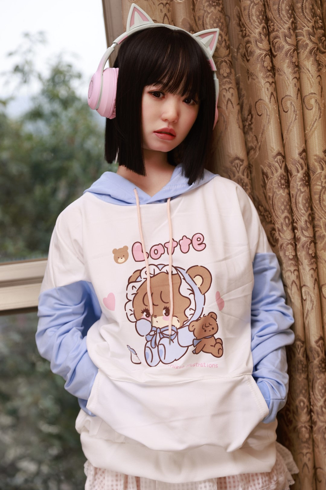 Sexuální panenka Ayaka (AXB Doll 154cm A-Cup GD43-1 silikon)