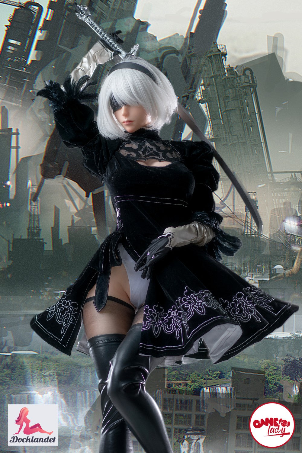 Yorha 2b sex panenka (Game Lady 171cm E-CUP No.18 Silikon)