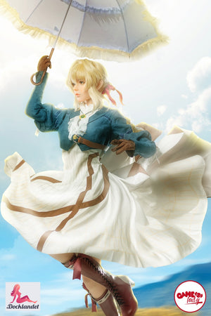 Violet Sex Doll (Game Lady 156cm D-kupa Anime No.12 Silicone)