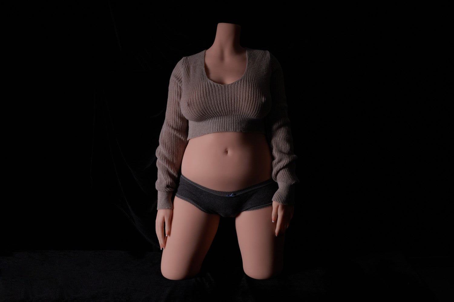 Vlnová torso sexuální panenka (Climax Doll Classic 88cm f-kupa tpe)