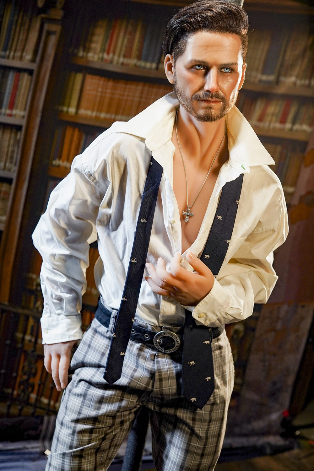 Mužská sexuální panenka David (HRDoll 167 cm #49 TPE + silikon)