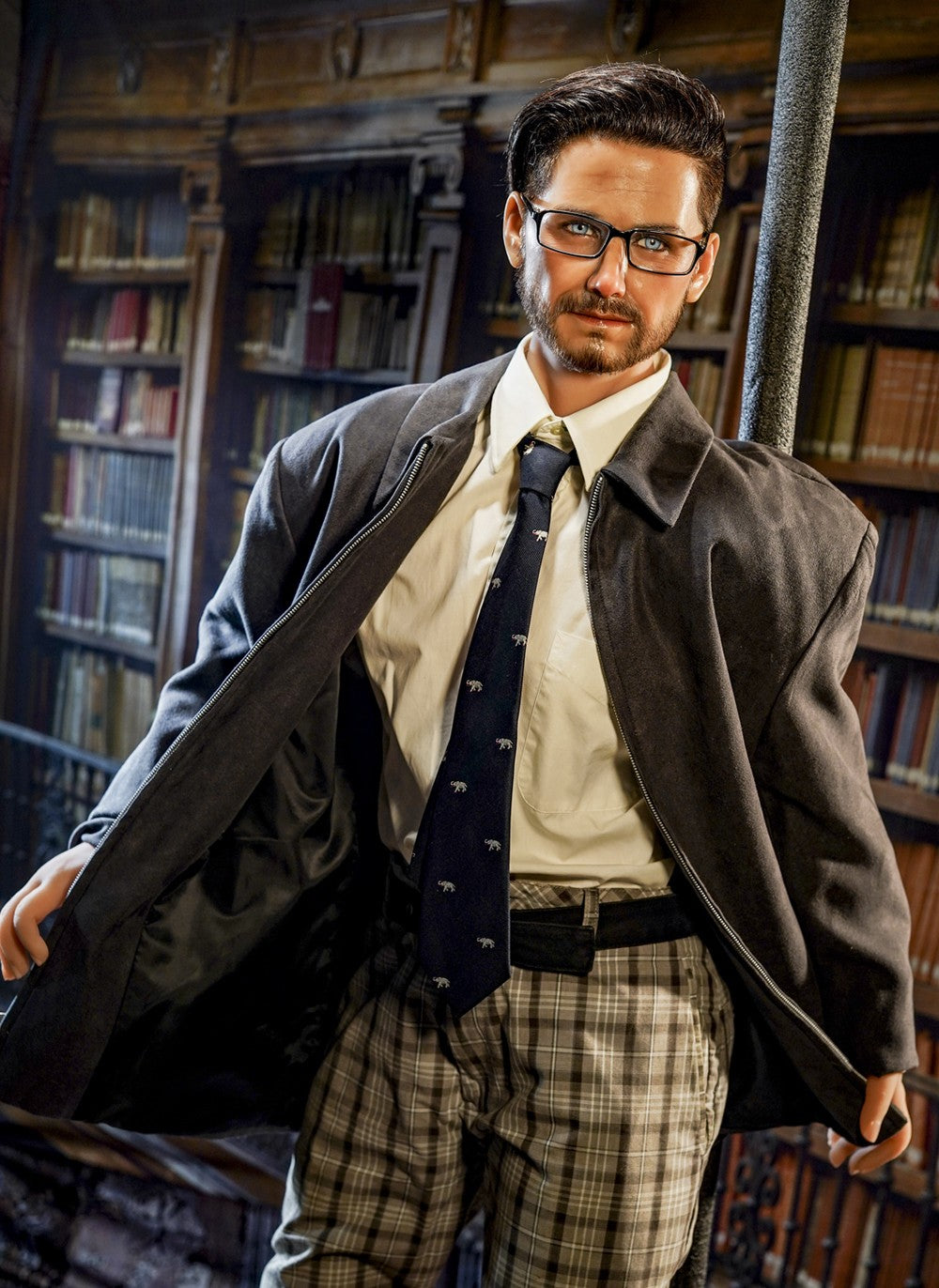 Mužská sexuální panenka David (HRDoll 167 cm #49 TPE + silikon)