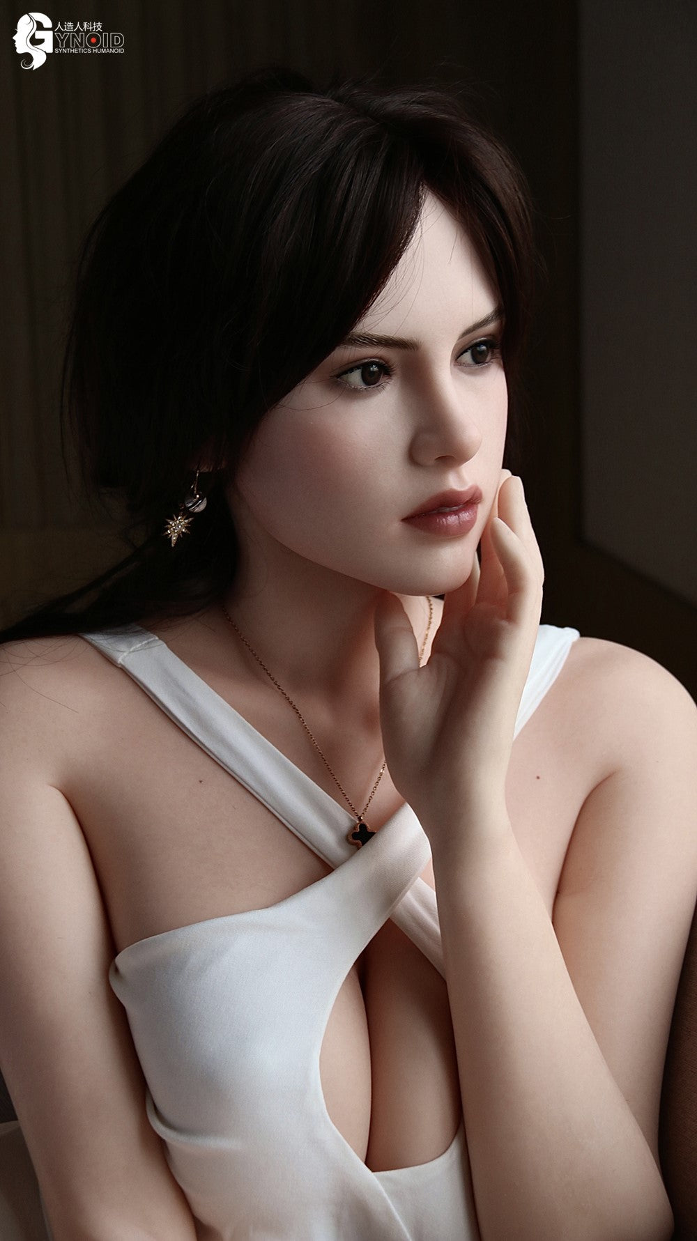 Sexuální panenka Andy Model 16 (Gynoid Doll 165 cm silikonový E-Cup)