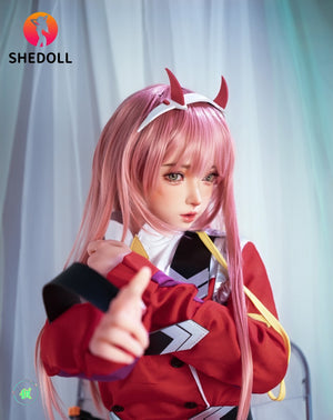 Zero Dvě sexuální panenka (SHEDOLL 152CM A-CUP #SH186 2,0 TPE+Silicone)