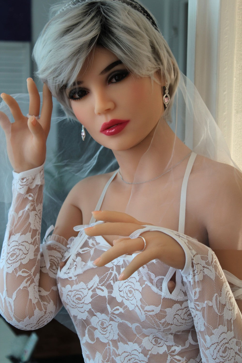 Sexuální panenka Daisy (HRDoll 158cm B-Cup #47 TPE)